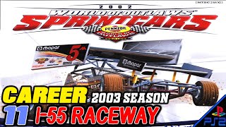 World Of Outlaws Sprint Cars 2002  CAREER  2003  11  I55 113024 24th [upl. by Box]