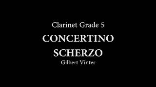 Gilbert Vinter Concertina SCHERZO for Clarinet and Piano [upl. by Allare540]