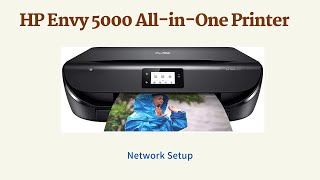 How to Setup Network in HP Envy 5000 AllinOne Printer [upl. by Alahs]