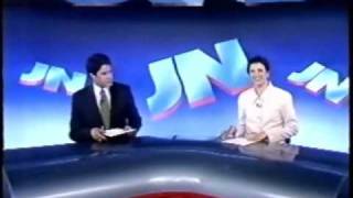 Encerramento Jornal Nacional  Inicio quotO Rei do Gadoquot  Rede Globo 1996 [upl. by Otcefrep]