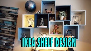 Designing IKEA EKET Shelves 🔨  BB Renos 004 [upl. by Atekal916]