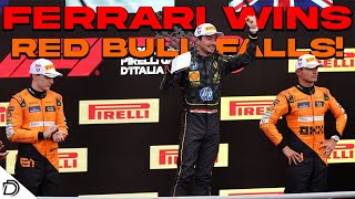 Ferrari’s Stunning Monza Victory How They Beat Red Bull [upl. by Enylekcaj743]