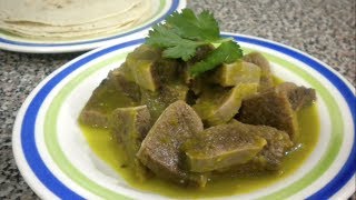 LENGUA EN SALSA VERDE  Vicky Receta Facil [upl. by Korella]