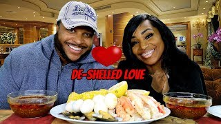 Deshelled Seafood Boil w Nate [upl. by Virgie]