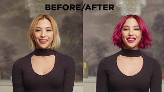 How to dye your hair fuschia at home [upl. by Ikin54]