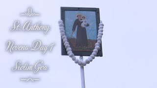 St Anthony Novena Day 1 Siolim Church 1st June 2020 [upl. by Aiyekal]