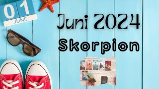 Skorpion ♏️ Juni 2024  Ein Zyklus wird endlich abgeschlossen tarot monatslegung kartenlegen [upl. by Adlemi]