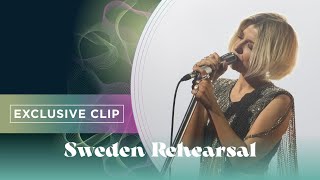 Cornelia Jakobs  Hold Me Closer  Exclusive Rehearsal Clip  Sweden 🇸🇪  Eurovision 2022 [upl. by Tanaka826]