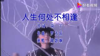 陈慧娴 人生何处不相逢 怀旧经典 越听越有味 [upl. by Anieral]