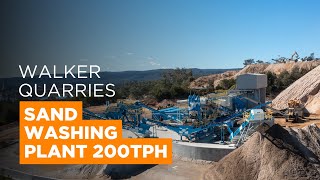 Walker Quarries 200tph Sand Washing Plant  Technical Overview  CDE Projects [upl. by Stout]