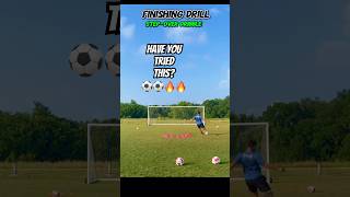 Solo Soccer Training Master YOUR Finishing With Effective Drill🔥⚽️ [upl. by Hathcock]