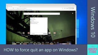 How to force quit an app on Windows 10 [upl. by Ecylahs]