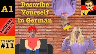 Describe Yourself with 118 German Adjectives  Beginner German with Herr Antrim Lesson 11 [upl. by Ahsaeit628]