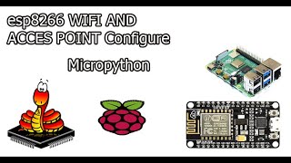 esp8266 access point and station  esp8266 micropython wifi  esp8266 programming [upl. by Mihcaoj47]