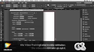 Visitenkarten gestalten mit InDesign Tutorial Visitenkartenformate video2braincom [upl. by Cornelia]