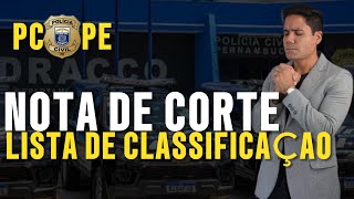 Concurso PCPE sairam as notas de corte e lista de classificação banca PCPE [upl. by Inaliak]