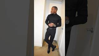 Styling a black turtleneck  mensfashion [upl. by Misak]