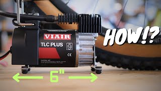 TINY Compressors vs Tubeless Bike Tires [upl. by Hennahane]