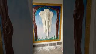 Mural artwork in progress vijayawada shorts [upl. by Ssac]