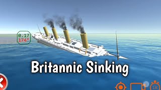 Ship Mooring 3D Britannic Sinking [upl. by Lleda]