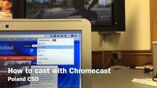 How to share Chromebook screen using a Chromecast [upl. by Katrinka689]