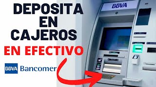 Como depositar efectivo en cajero Bancomer [upl. by Rimisac283]