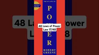 Law 17 of 48 Laws of Power Keep others in Suspended Error 48lawsofpower booksummary [upl. by Neufer542]