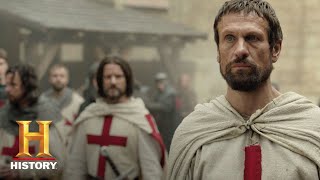 Knightfall Episode Recap quotThe Pilgrimage of Chains quot Episode 6  History [upl. by Laekim]