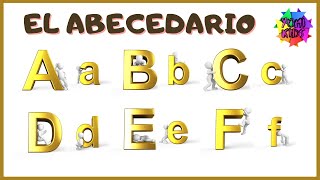 Abecedario en Español para Niños con Letra MayusculaMinusculaCancion del AbecedarioAlphabet Song [upl. by Ennovehs]