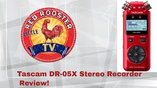 Tascam DR05X Sterio Recorder Review [upl. by Artemed]