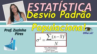 Desvio Padrão Populacional [upl. by Brackett]