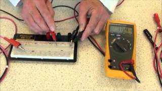 How to measure Voltage Resistance and Current with a Digital MultiMeter [upl. by Blinni]