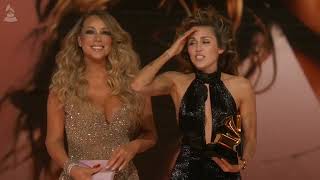 MARIAH CAREY AND MILEY CYRUS  GRAMMYS 2024 [upl. by Broeder]