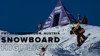 FWT20 Fieberbrunn Austria  Snowboard Highlights [upl. by Yves468]