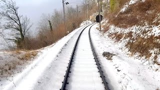 ★ 🇨🇭Cab ride Laufen  Porrentruy Switzerland 032018 [upl. by Wootan]