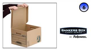 Bankers Box® Earth Series Flip Top Cube  Assembly Demo [upl. by Urbannai760]