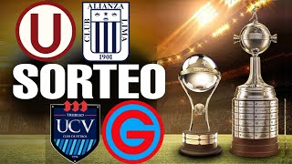 SORTEO de COPA LIBERTADORES y SUDAMERICANA 2024 para CLUBES PERUANOS [upl. by Nessy829]