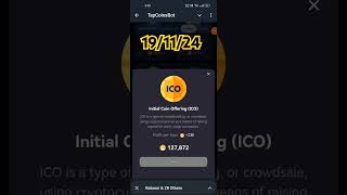 New Combo from TapCoin 191124 TapCoinsBot quot claim hourly reward [upl. by Nathan]