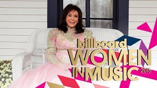 Loretta Lynn on Legend Award quotStill Doing Itquot  Women In Music 2015 [upl. by Martsen]