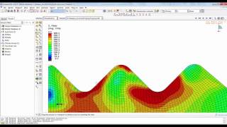 Abaqus Explicit Sinusoidal Forging Modeling [upl. by Timothea]