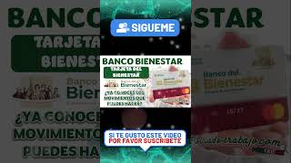 📌🚨BANCO DEL BIENESTAR ¿YA CONOCES TODO LO QUE PUEDES HACER CON LA TARJETA [upl. by Einnek]