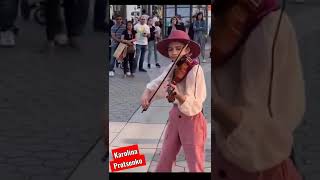 Karolina Protsenko Memories violin cover short [upl. by Suollecram]