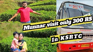 Munnar Trip In KSRTC  Ernakulam to Munnar  Family Trip Only 300 Rs [upl. by Etsyrk]