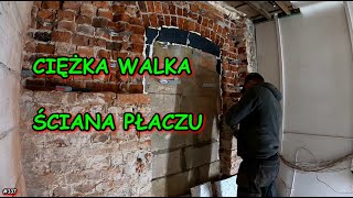 PRÓBY ZROBIENIA PRZEDŚCIANKI NIEUDANE😒 REMONT STAREGO DOMU VLOG BUDOWA 337 [upl. by Llecrup]