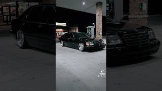 Mercedes Benz W140 S500 automobile mercedes classic mercedesbenz luxurycar 90s bagged amg [upl. by Marlie]