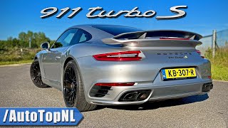 PORSCHE 9912 TURBO S 331kmh REVIEW on AUTOBAHN by AutoTopNL [upl. by Eckel4]