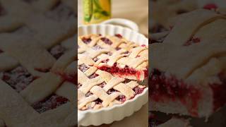 Пирог с брусникой  lingonberry pie recipes cooking рецепты [upl. by Aliuqahs588]