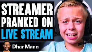 Streamer PRANKED On LIVE STREAM What Happens Is Shocking  Dhar Mann [upl. by Siroled90]