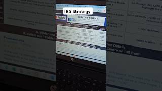 IBS  20 HOUR STRATEGY ibs cafinal onelastattempt residentialmentorship [upl. by Ynoffit540]