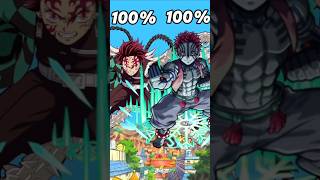 Tanjiro vs Akaza  Who is strongest  whoisstrongest shortsfeed demonslayer tanjiro akaza [upl. by Wordoow]